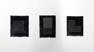 Contemporary textile artist Sayan Chanda.